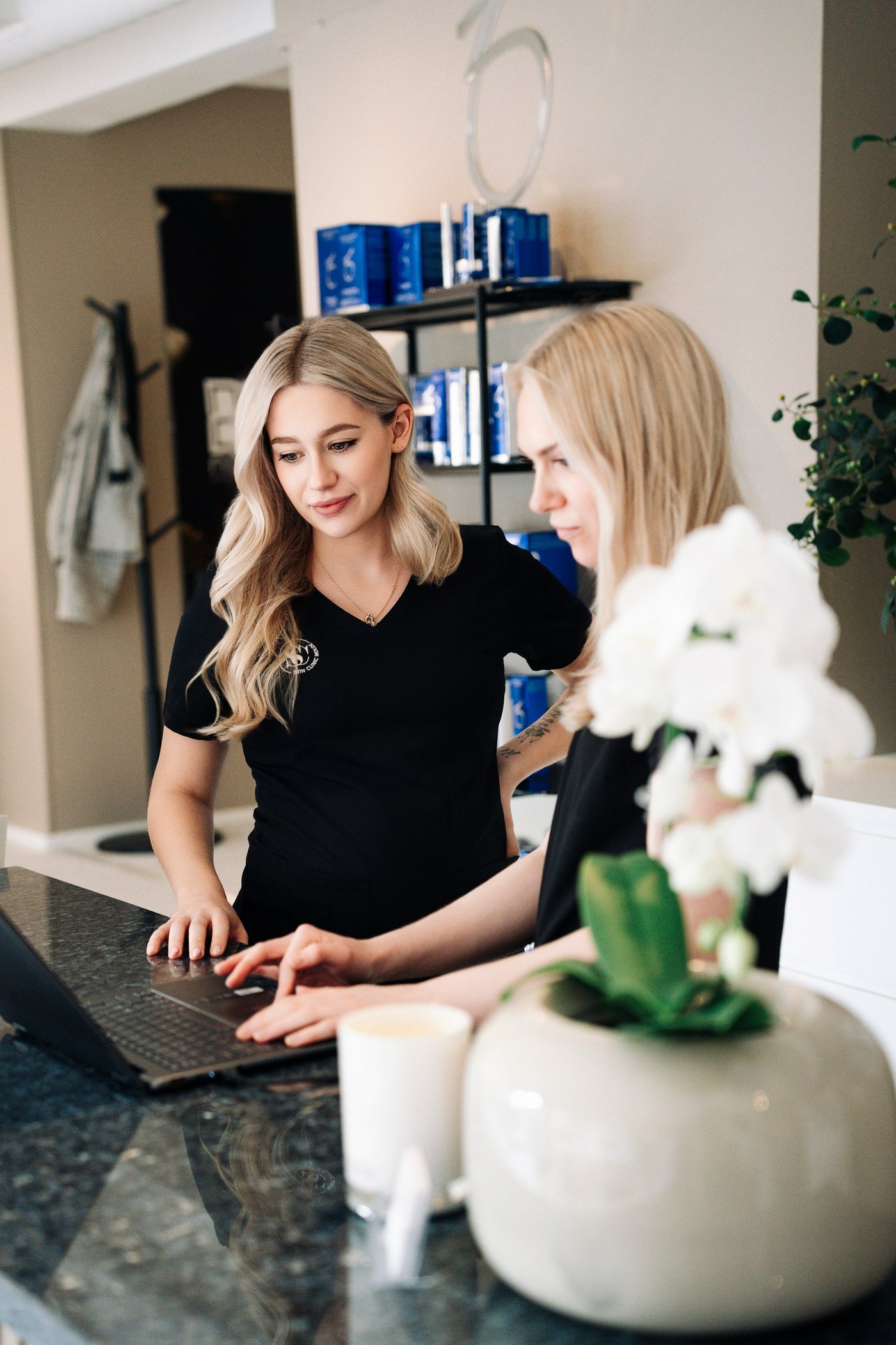 Resepsjonen ved Skin Clinic Molde